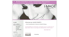 Desktop Screenshot of imagecosmetic.de